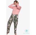Pijama mujer flores