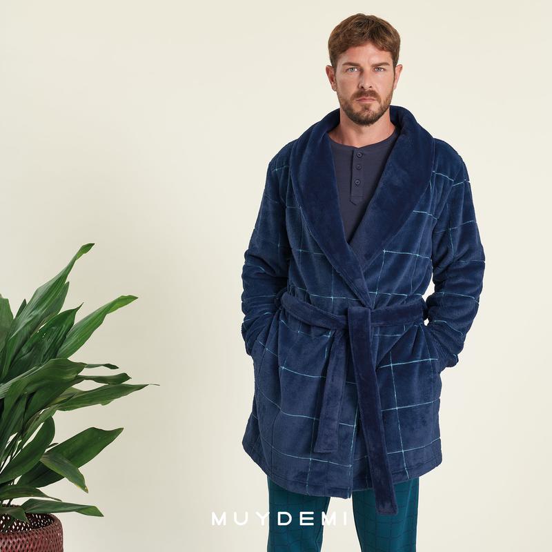 Albornoz invierno hombre Muydemi hasta talla 3XL – www.