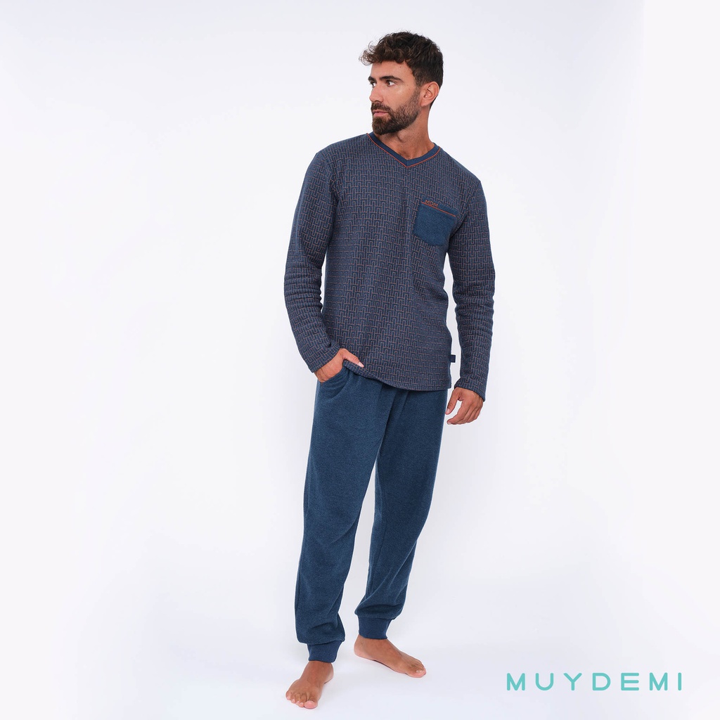 [390051S] ARCHIVADO PIJAMA INVIERNO HOMBRE (S)