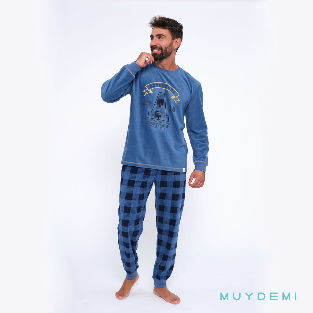 [390083S] ARCHIVADO PIJAMA INVIERNO HOMBRE (S)