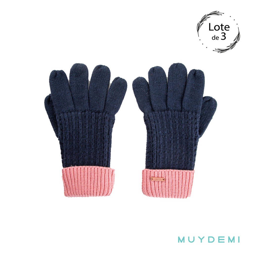 GUANTES MUJER (PACK 3UD)