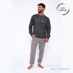 993053 ARCHIVADO LOTE POLYBAG PIJAMA INVIERNO HOMBRE (2-S, 5-M, 5-L, 4-XL, 2-XXL)(390053)