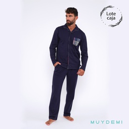 593059 ARCHIVADO LOTE CAJA PIJAMA INVIERNO HOMBRE (1-S, 4-M, 4-L, 4-XL, 1-2XL)(390059)