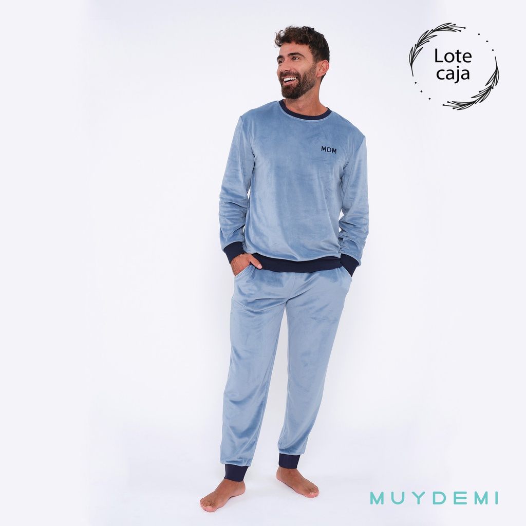 LOTE CAJA PIJAMA INVIERNO HOMBRE
