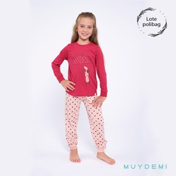 996099 LOTE POLYBAG
PIJAMA INVIERNO NIÑA 
talla 2 a 8