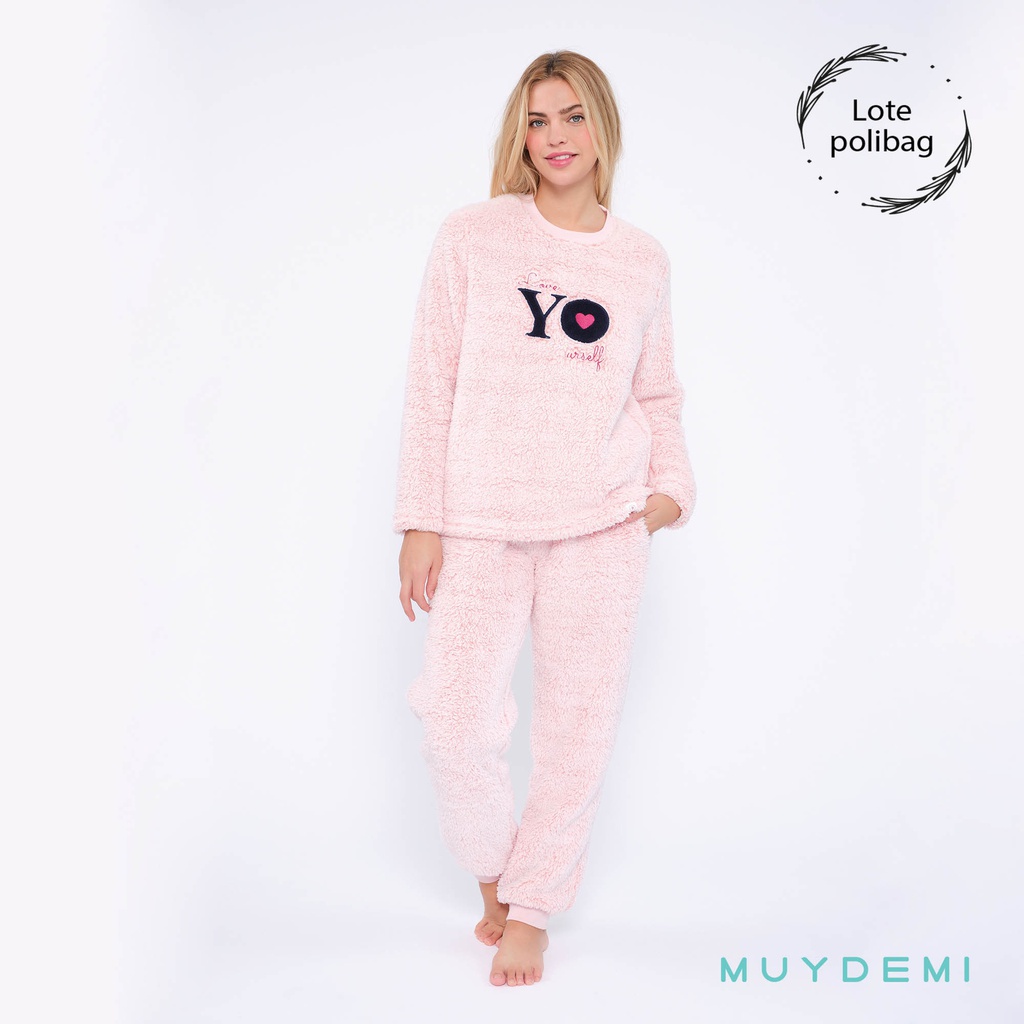 ARCHIVADO LOTE POLYBAG PIJAMA INVIERNO MUJER
