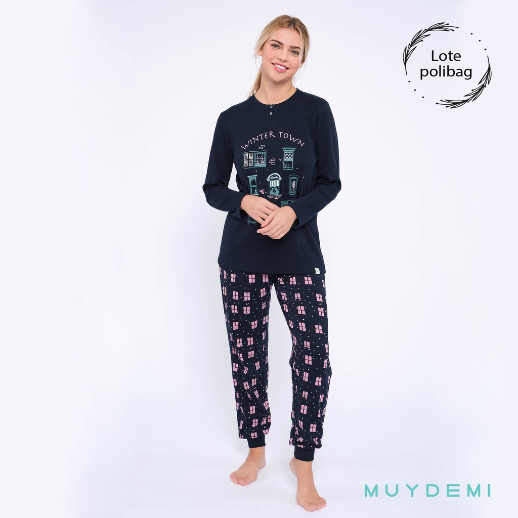 ARCHIVADO LOTE POLYBAG PIJAMA INVIERNO MUJER